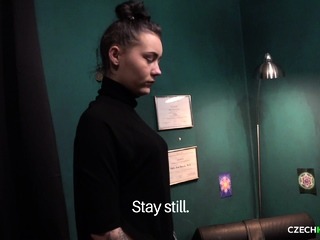 Cheeky Eighteen Years Old Girl Has A Very Bad Habit